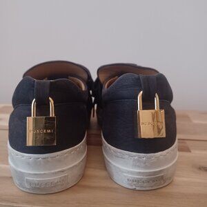 Buscemi Blue Sneakers with Bow & Padlock - Made in Italy, Size 36
